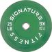 Signature Krzysztof Baras Olympische Bumper Plate Halterschijf 11,34kg Groen