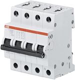 ABB S200 stroomonderbreker type Z, Pol 3P+N 20A System Pro M Compact DIN-railmontage