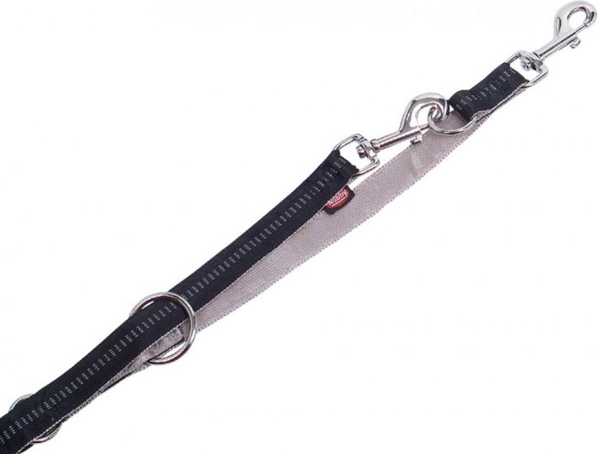 Nobby trainingslijn soft grip zwart - 200 x 1,0 cm