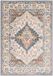 Surya Jade Vloerkleed 80x150cm Grijs/Taupe/Blauw/Donkerblauw/Ivoor/Houtskool Polypropyleen Rechthoekig