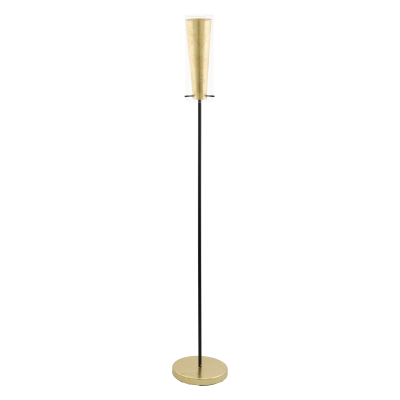 EGLO 97655 Vloerlamp - Zwart/Goud - 147cm - E27