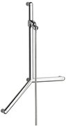 Kludi Sirena Care glijstang 90cm met slang met greep chroom 6150205-00