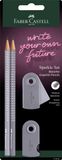 Faber-Castell Sparkle Grip potlodenset - dapple gray - FC-218482