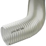 Tuyau PUR, 80 mm, 10 mètres, adapté pour poussière, vapeur et ventilation