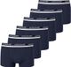 Schiesser Boxershorts Uncover 6-pack blauw
