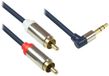 Good Connections GC 3,5mm Jack haaks - Tulp stereo audio slim kabel - 2 meter