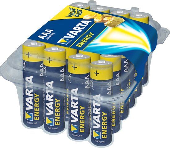 Varta AAA Alkaline Batterijen - 24 stuks