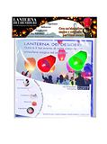 Ciao – Sky Lantern Set 4 lantaarns wenspapier kleurig, verschillende kleuren