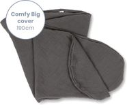 Tetra Doomoo Basics Cover - Hoes voor Voedingskussen Comfy Big - Biokatoen - 190cm - Tetra Grey