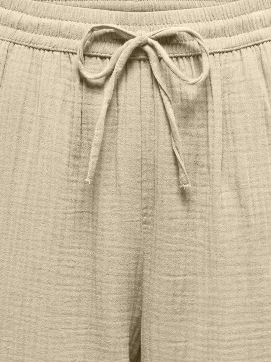 ONLY - ONLTHYRA LONG PANT NOOS WVN Legging Dames Oxford Tan Katoen S/34