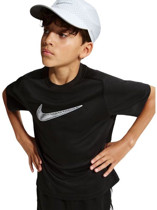Nike Dri-Fit Multi Sportshirt jongens Zwart 128