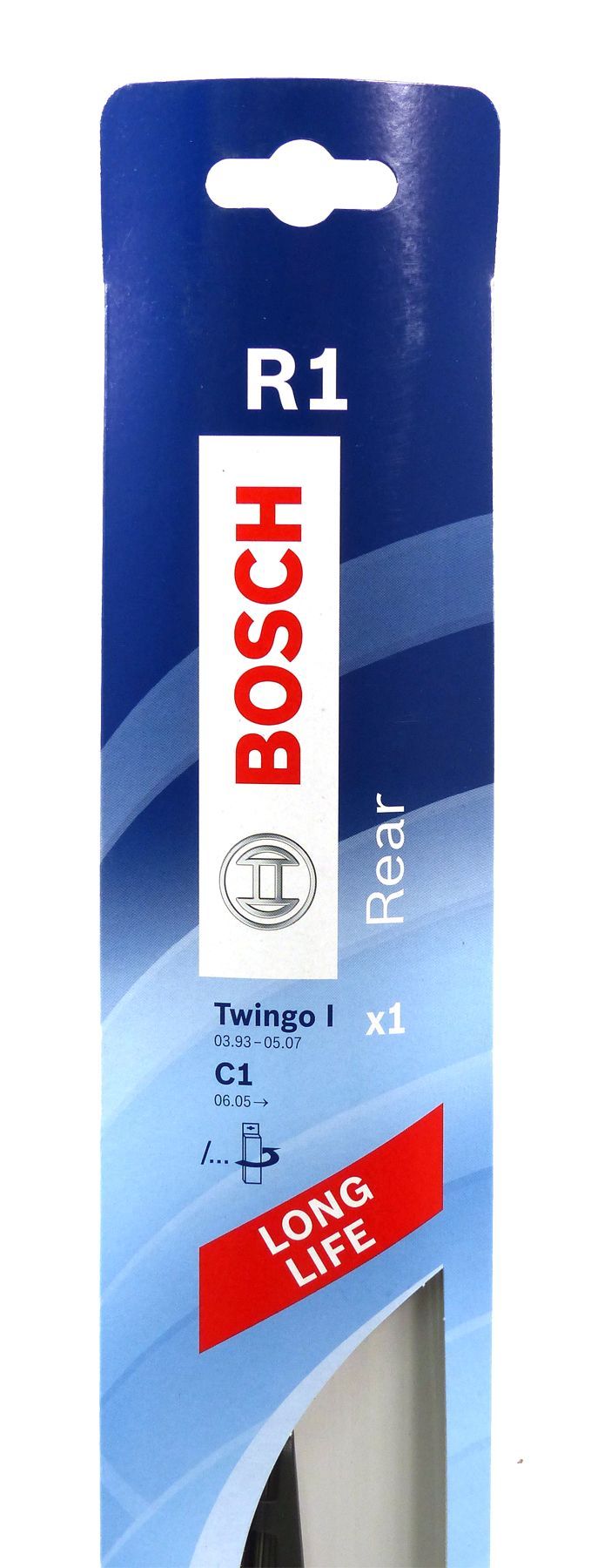 Bosch Ruitenwisser Achter Twingo N° R1 - Zwart