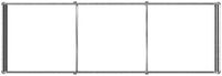 vidaXL Verhoogd Tuinbed Gegalvaniseerd Zilver 240 x 80 x 24 cm