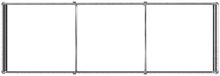 vidaXL Verhoogd Tuinbed Gegalvaniseerd Zilver 240 x 80 x 24 cm