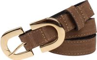 Legend Dames - Leren riem - Taupe - 95cm