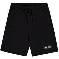 Alpha Industries Shorts - Label Jogger Short - S tot XXL - voor Mannen - zwart