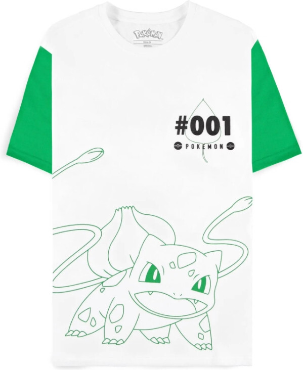 Difuzed pokémon - bulbasaur - men's short sleeved t-shirt