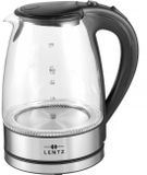 Lentz 74099 - Waterkoker - Glas - LED - 1.7 liter - Blauw