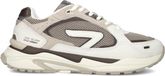 HUB Heren Lage sneakers Chunky zool Slam - Beige - Suède - Maat 43
