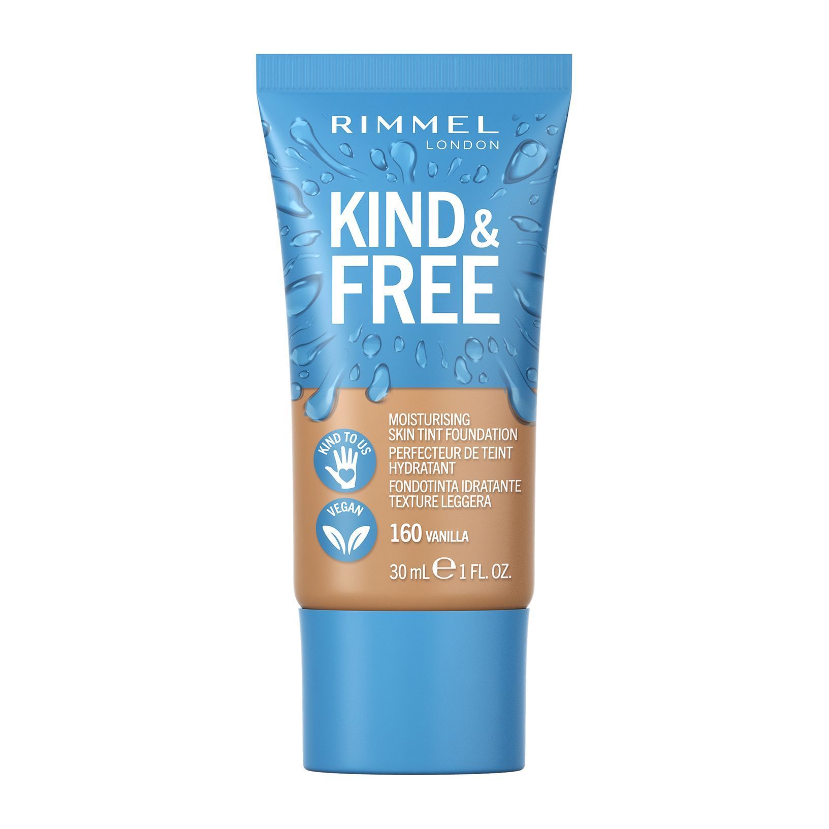 Rimmel Kind & Free Foundation - 160 Vanilla - 30ml