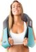 Unyqoos® Coussin de nuque et coussin de massage dorsal avec fonction de chauffage, massage Shiatsu 3D, 8 boutons (4 grands/4 petits), 3 vitesses, bidirectionnel, adapté pour la maison et la voiture