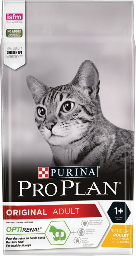 PRO PLAN Kat Original Adult 1+ - Rijk aan Kip - Kattenvoer - 1.5 kg