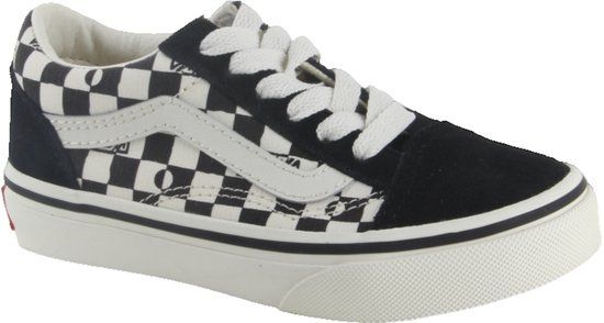 Vans Old Skool sneakers zwart/wit Jongens/Meisjes Canvas Ruit - maat 30