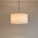 Belid Suspension Soft, Ø 60 cm, blanc/bronze, lin, à 3 lampes