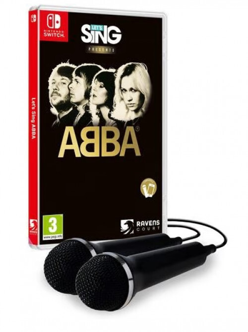 Ravens Court Let's Sing ABBA + 2 Microphones Nintendo Switch