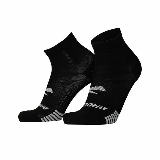Brooks Ghost Lite Quarter Sportsokken 2 paar Zwart Unisex - Maat 34-37