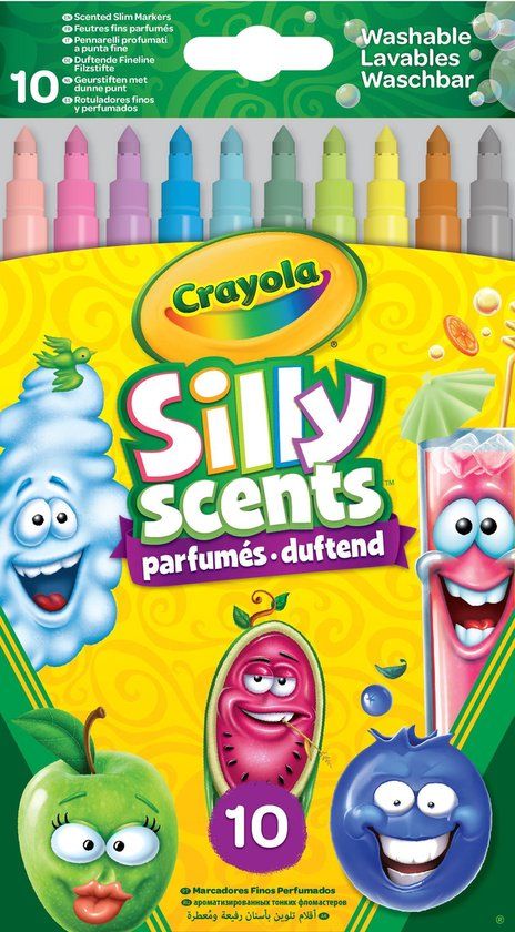 Crayola Silly Scents - Viltstiften - 10 Geurstiften - Kinderen