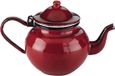 Bol Théière Rouge - Acier émaillé - 0,75 litre - 20 cm de haut