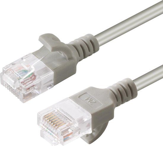 Microconnect V-UTP615-SLIM Netwerkkabel Grijs 15 m Cat6 U/UTP (UTP)