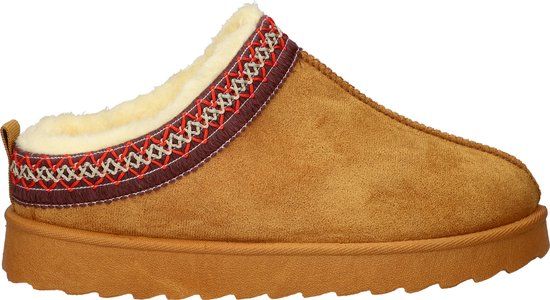 Nelson Home Nelson Dames Pantoffel - Cognac - Maat 39