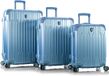 Heys Xtrak 4 wielen Kofferset 3-delig met uitbreidingsplooi - Harde bagage - TSA slot - icy blue