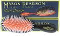 Mason Pearson Pocket Nylon Dark Ruby/Black Paddle borstel