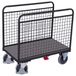 Variofit Chariot de longueur avec parois en treillis