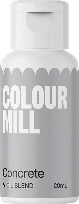 Colour Mill Oil Blend Voedingskleurstof op Oliebasis - Concrete - 20ml