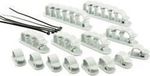 TRU COMPONENTS WCM-SET-TT Kabelhouder Zelfklevend Transparant 19 stuk(s)