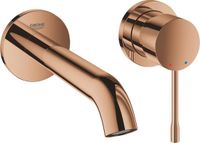 GROHE Essence New Wandgemonteerde Inbouw Wastafelkraan - afbouwdeel - warm sunset (brons)