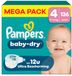 Pampers Baby Dry Maat 4 Mega Pack 136 Stuks 9-14 KG