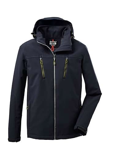 killtec KOW 163 MN SFTSHLL JCKT - Softshelljas voor heren - Zwart - Maat S