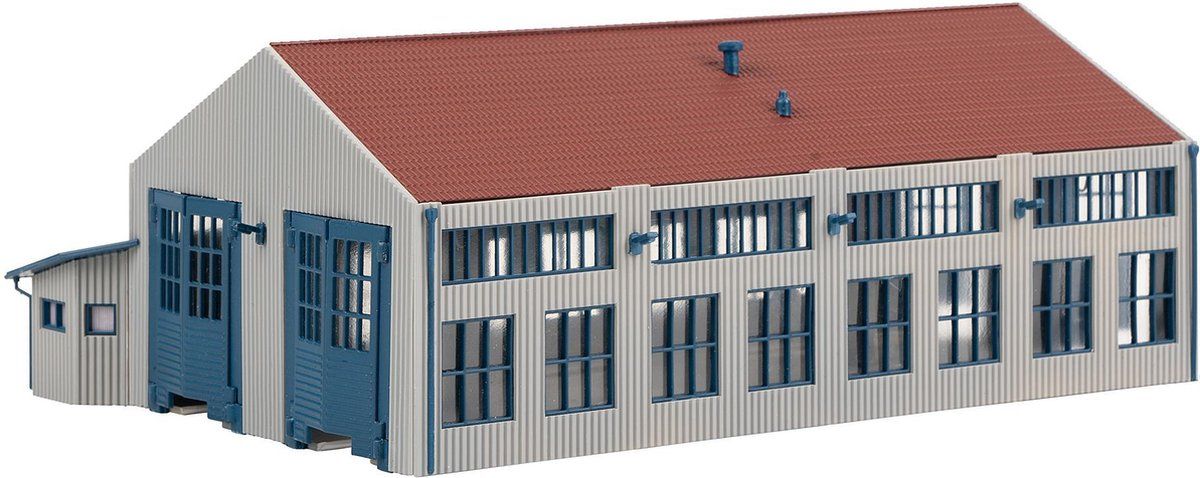 FALLER 222107 N Moderne Locomotiefloods voor 2 sporen bouwpakket