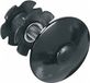 Ergotec Balhoofdplug 1" - Zwart