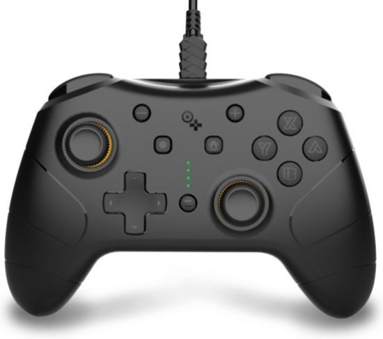 Under Control bedrade controller geschikt voor Nintendo Switch - zwart - 3 meter kabel