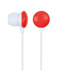 Gembird MHP-EP-001-R Hoofdtelefoon/Headset Bedraad In-ear Muziek Rood, Wit
