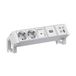 Bachmann DESK2 ALU White 2xCEE7/3 1xSwitch 1xUSB A/C 22W 0.2m