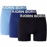 Björn Borg Bjorn Borg Boxers 3Pack Blauw - Maat XL - Heren - Boxershorts