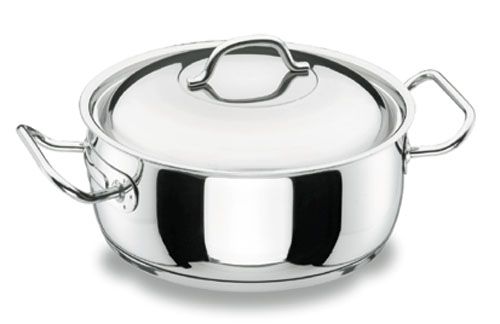 Lacor 72024 Steelpan - 3.5 liter - 24 cm - Zwart