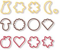 Tescoma Traditionele koekjessnijders, 13 stuks delicia, gesorteerd